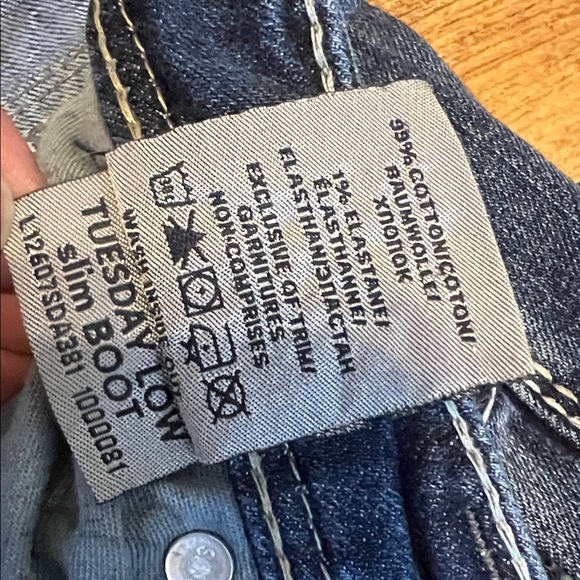 Silver Tuesday Low Slim Boot Jeans - Picture 5 of 7